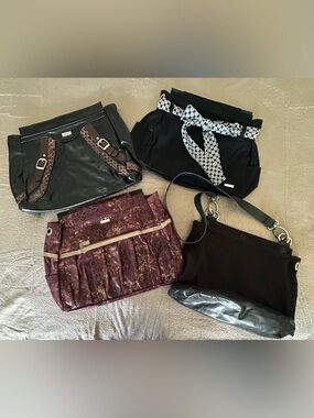 Miche Prima Purse Lot Black Purse Base Single strap interchangeable 3 Shells